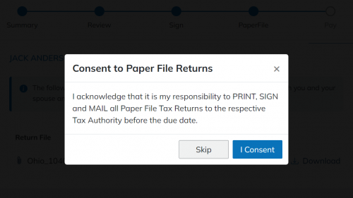 17 Paper file consent