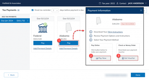 20 Make tax payments 20 Make tax payments