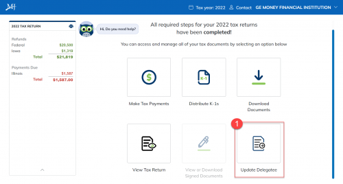 Update delegatee 1 Update delegatee 1